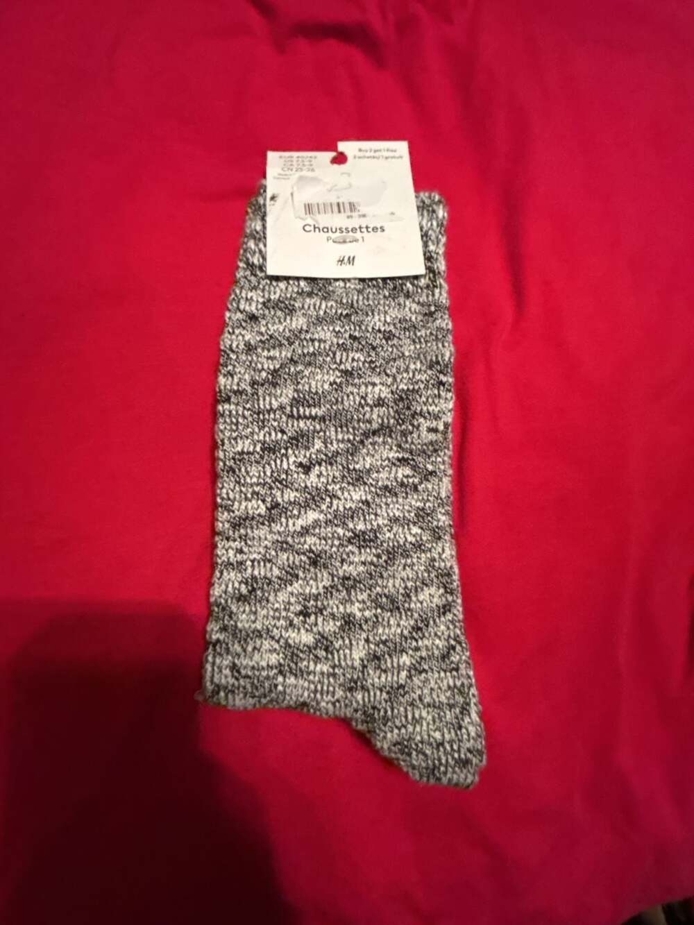 H&M Marled Knit Socks EUR 40/42
